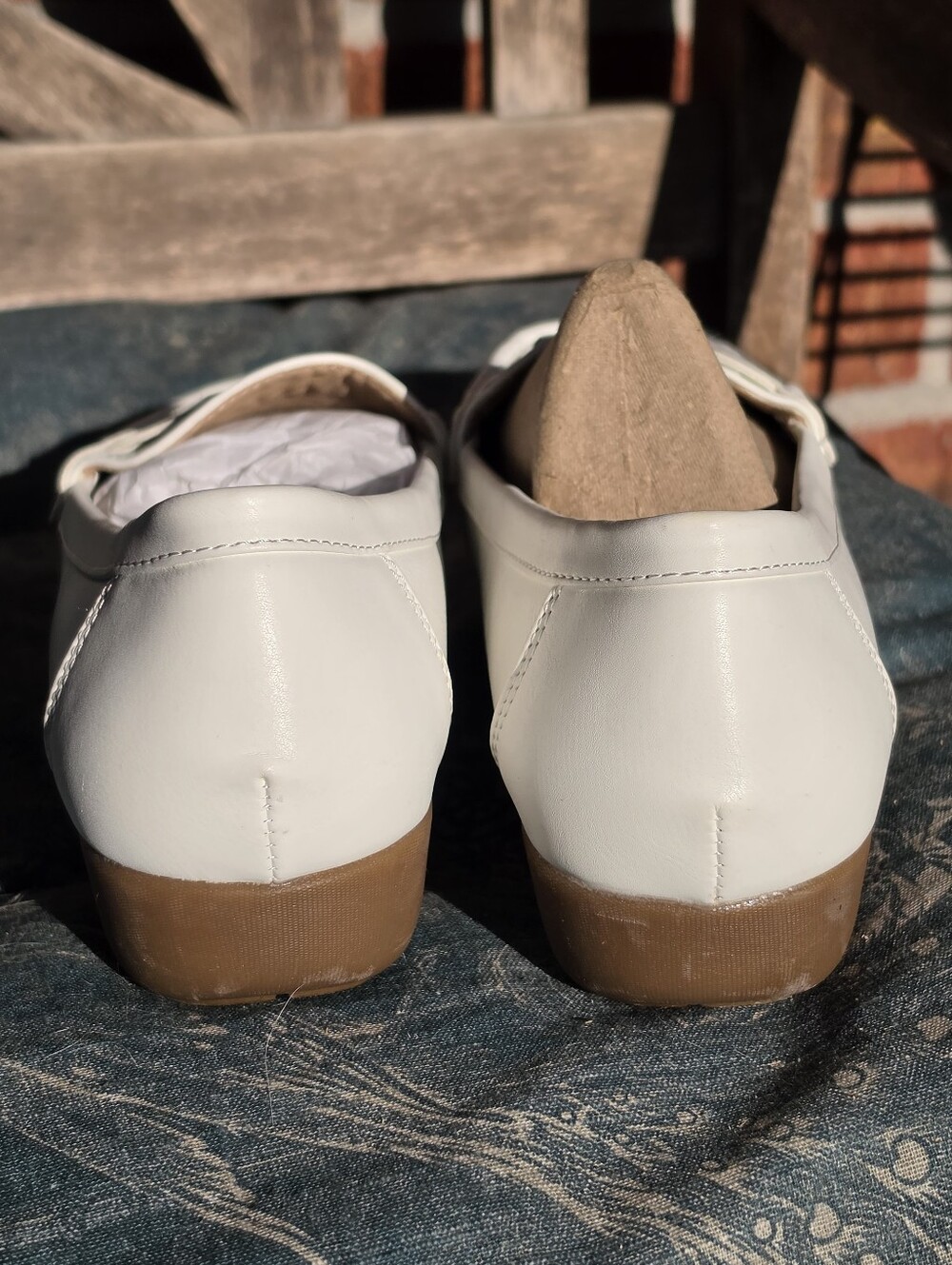 Cestfini White Penny Loafers for Women Shoes Dressy Casual 9 - Picture 4 of 6